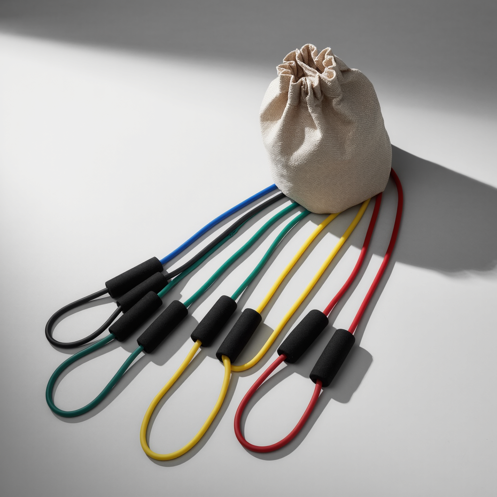 AI-generated resistance band kit photo